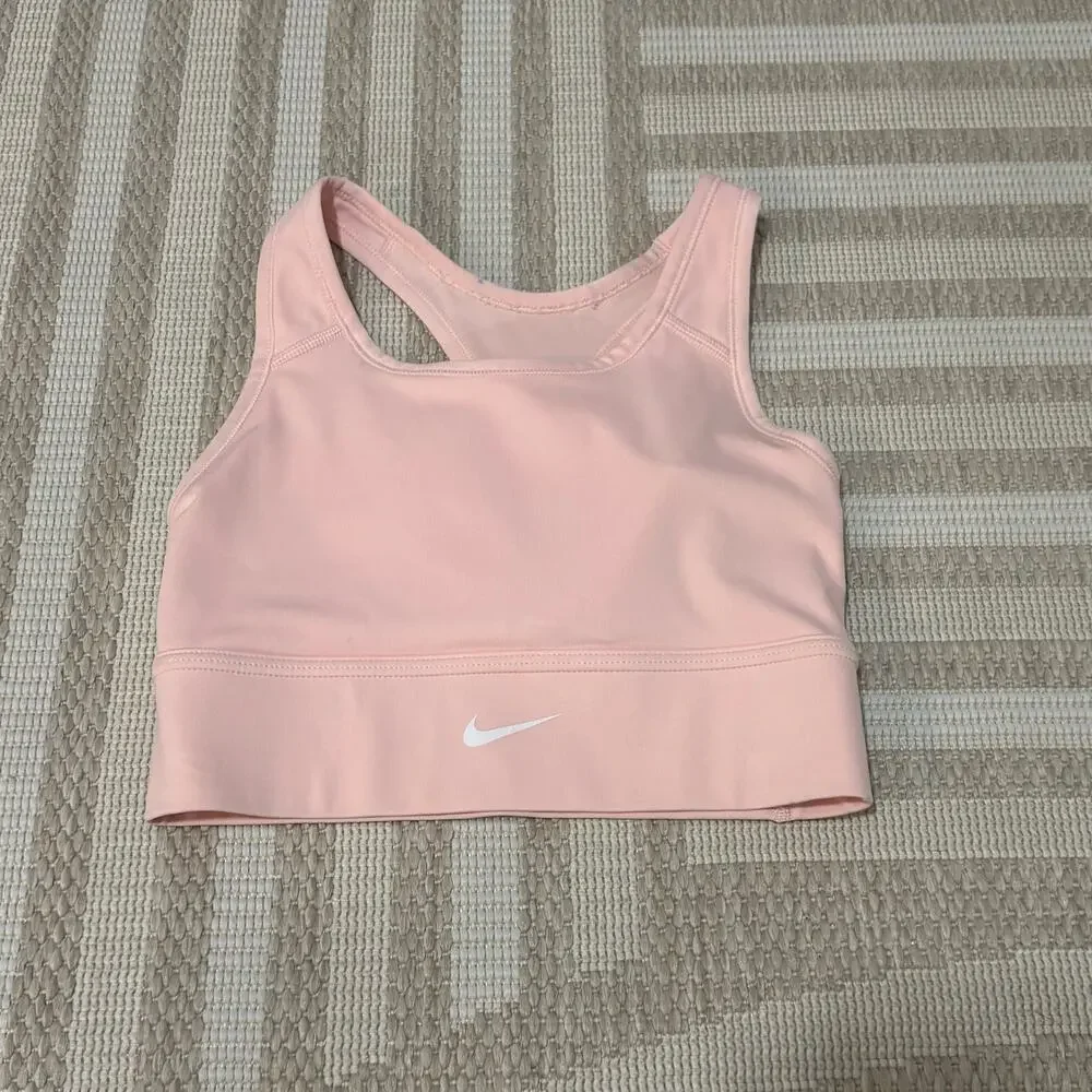 Nike Light Baby Pink XS Women's Athletic Sports Bra